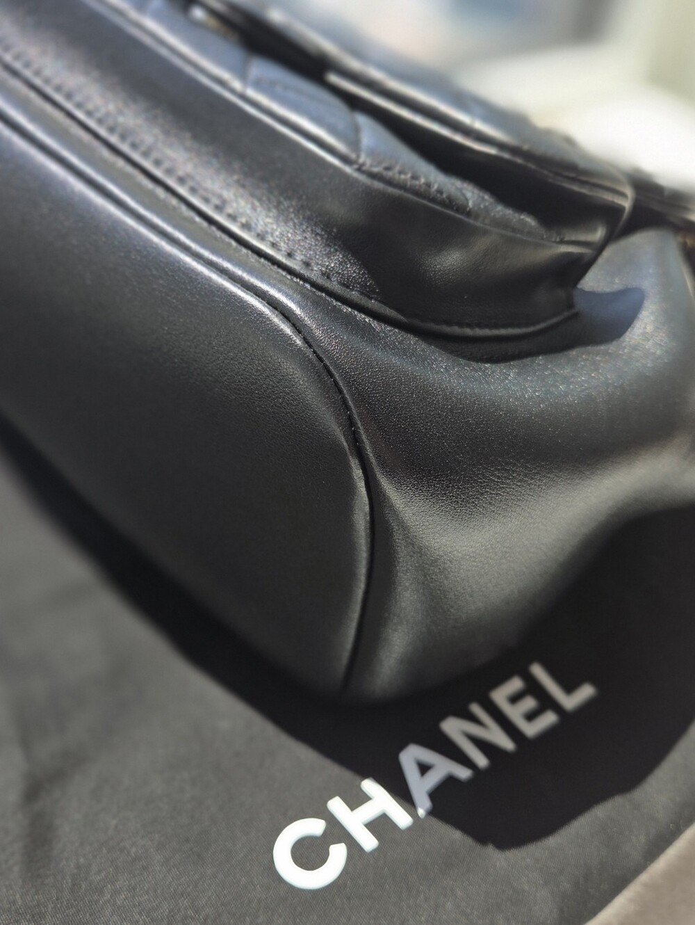 Chanel Large Duma Calfskin Leather Backpack Black - Picture 3 of 15